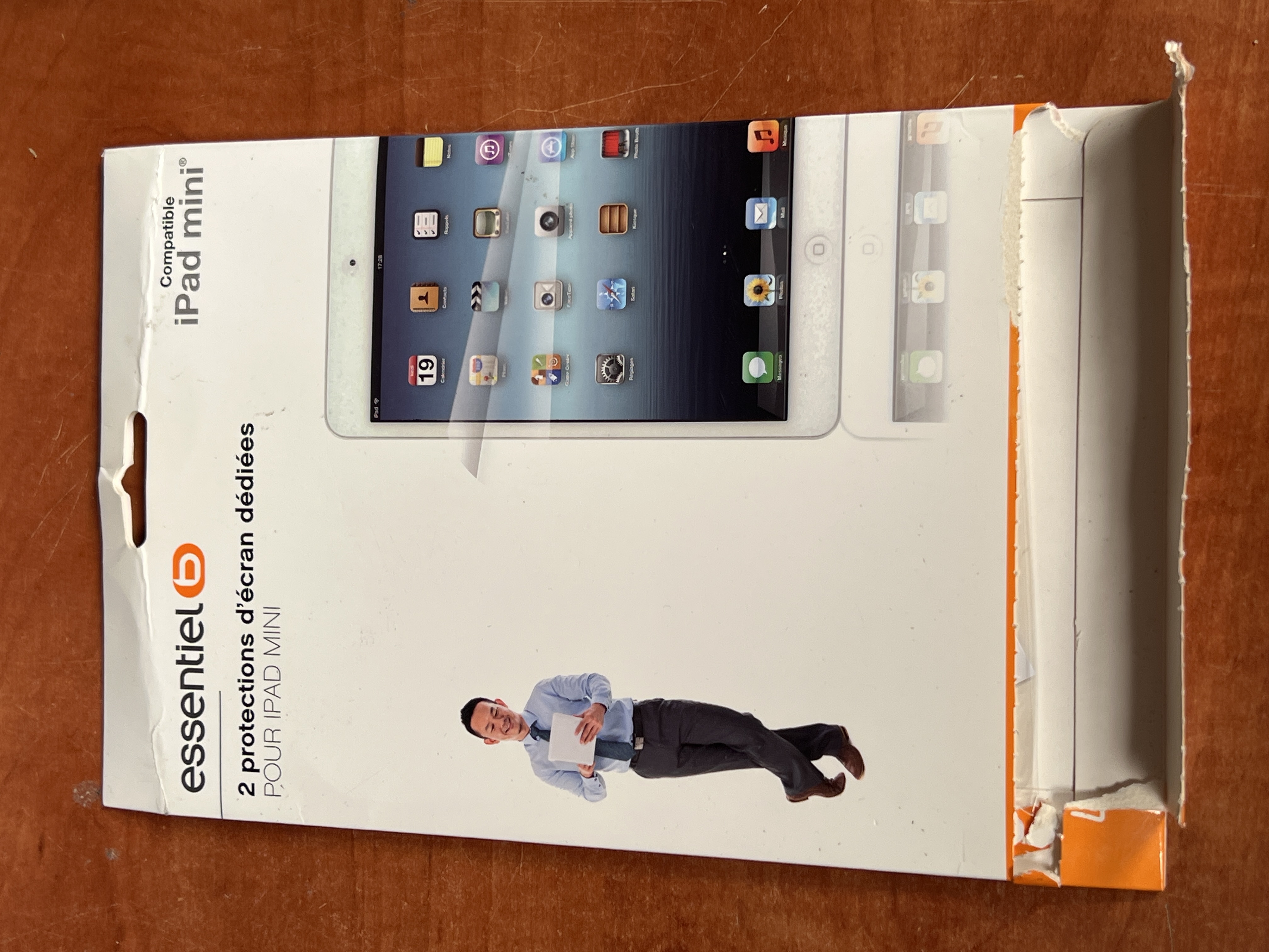 Essentiel b 2 protections d’écran dédiées pour iPad Mini