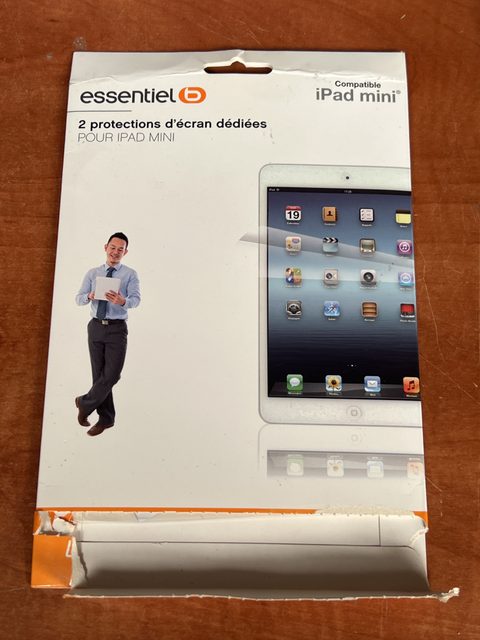Essentiel b 2 protections d’écran dédiées pour iPad Mini