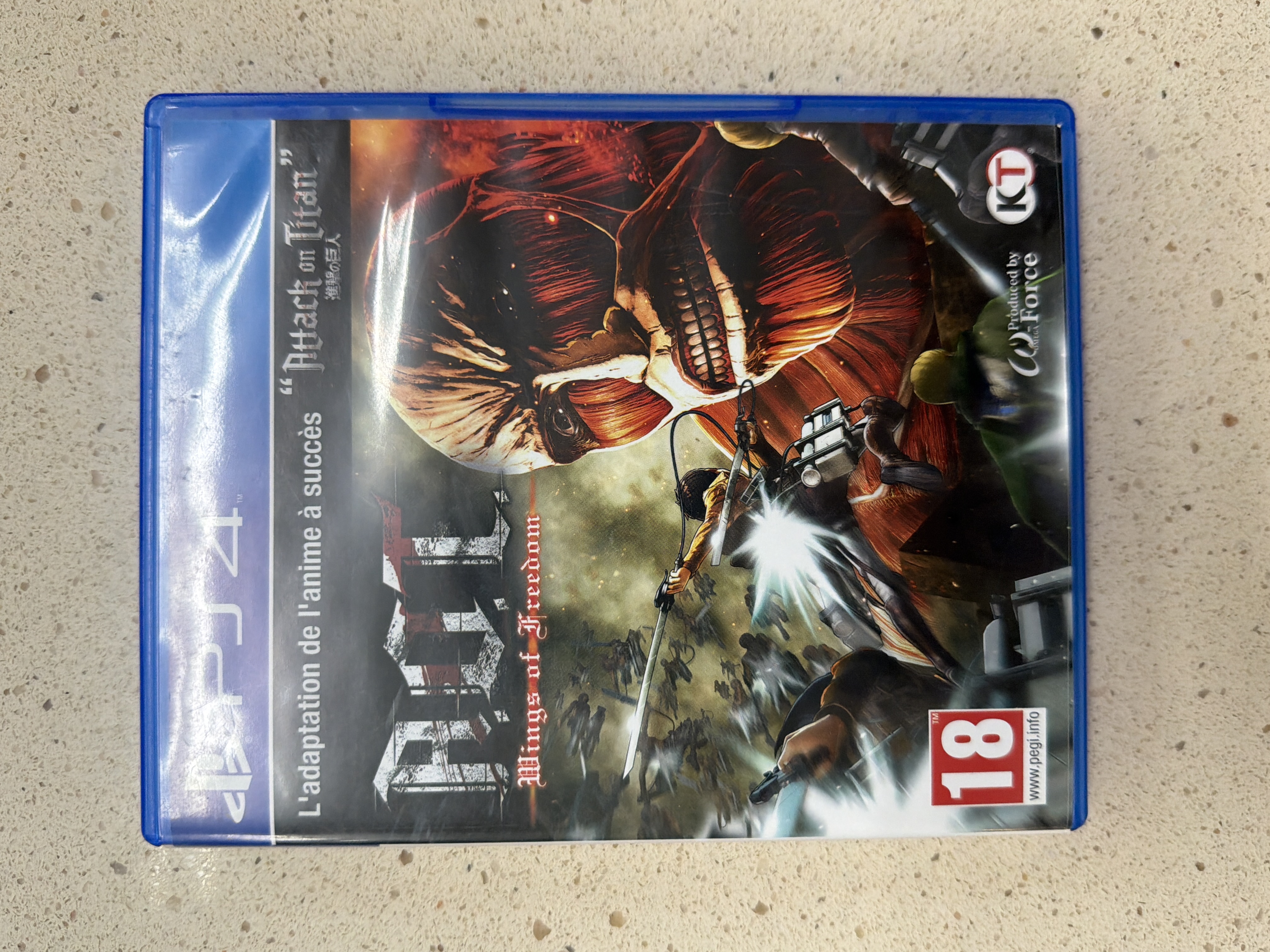Attaque des Titans Wings of Freedom PS4