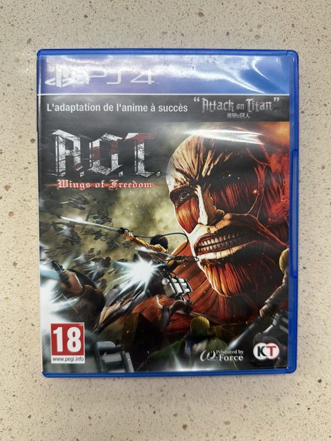 Attaque des Titans Wings of Freedom PS4