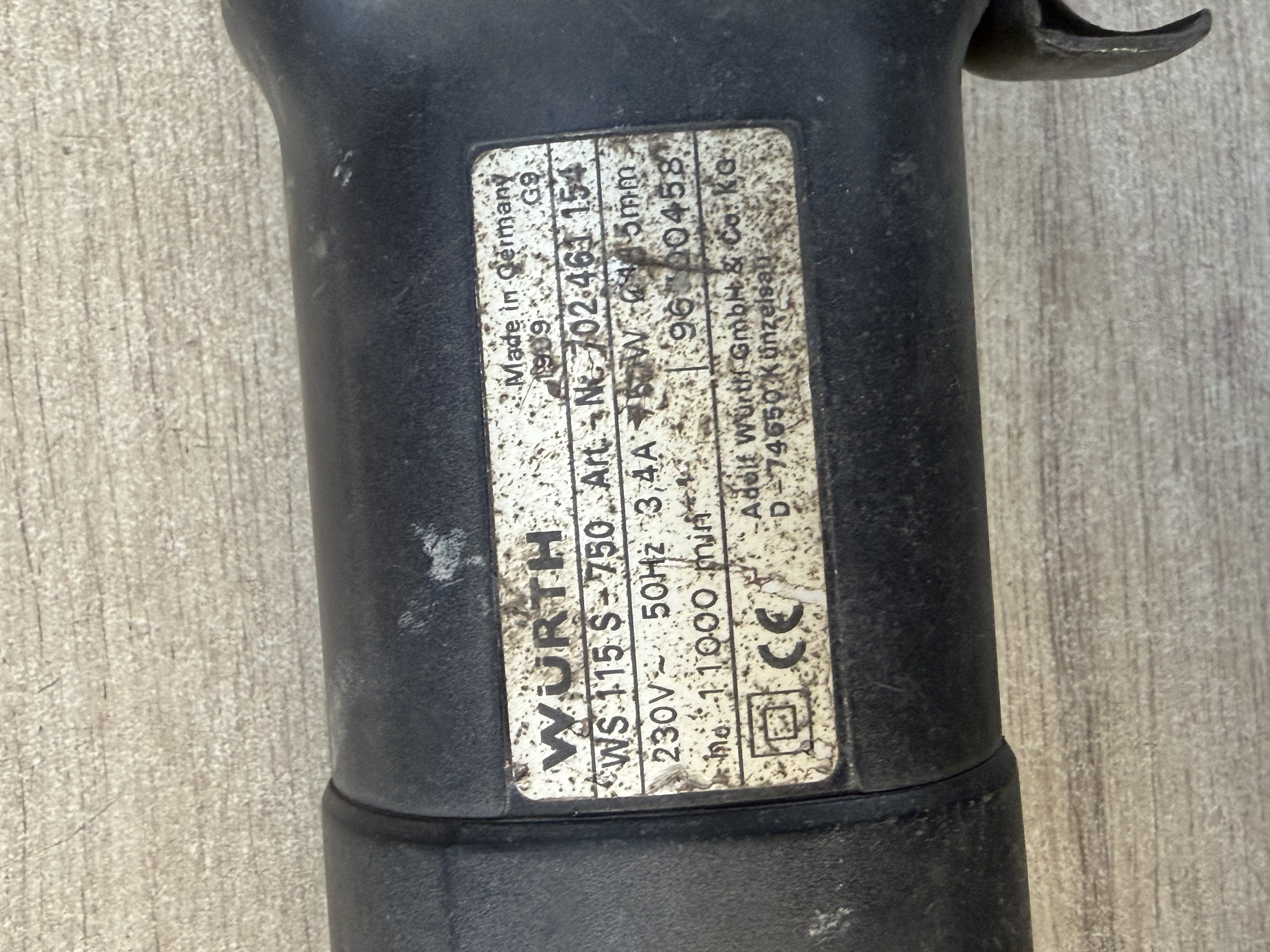 Meuleuse d’angle Würth WS 115 S — photo 2