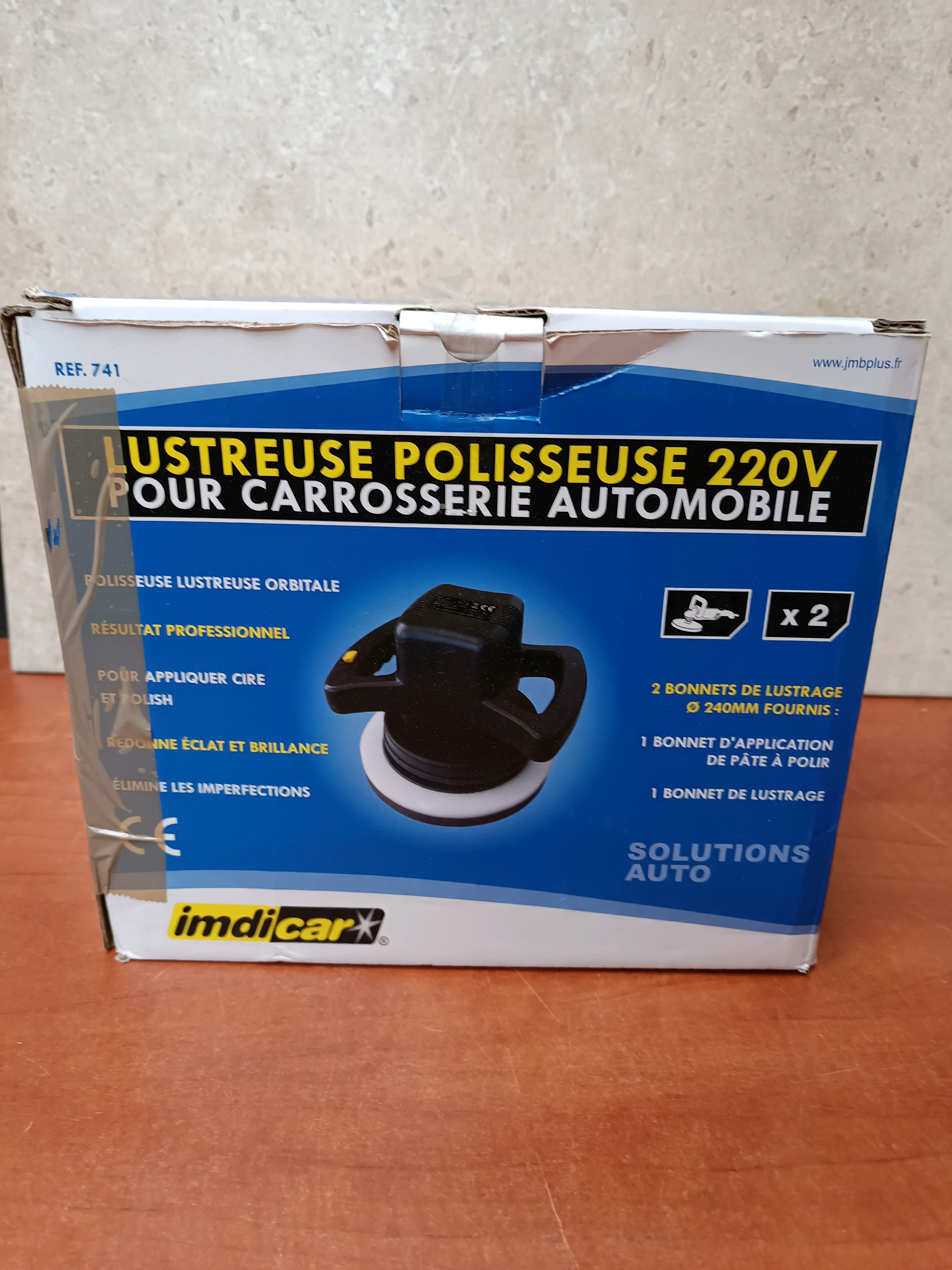Imdicar Lustreuse Polisseuse 220V Réf. 741 pour carrosserie automobile