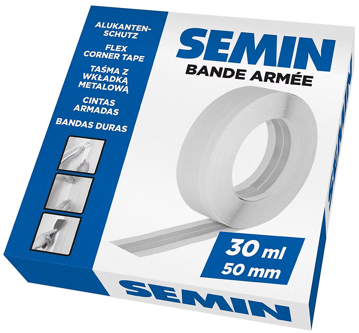 Rouleau de bande à joint armée 30 Ml Semin