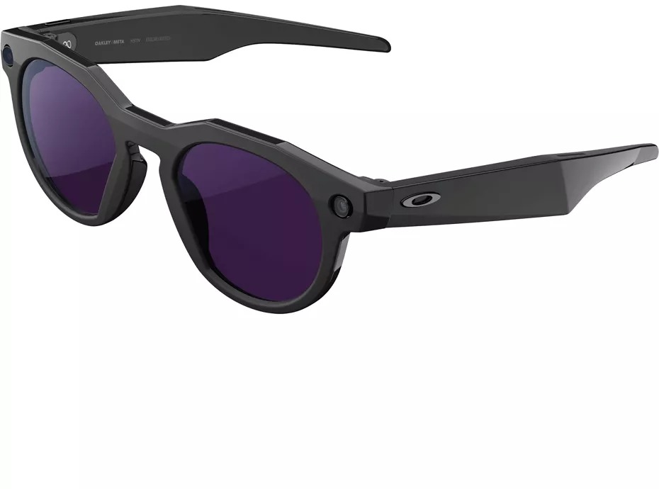 Lunettes connectées IA Meta Oakley HSTN noires Transitions Amethyst neuves