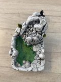 Fontaine décoration pour crèche effet pierre 19 x 14 x 13 cm — photo 3