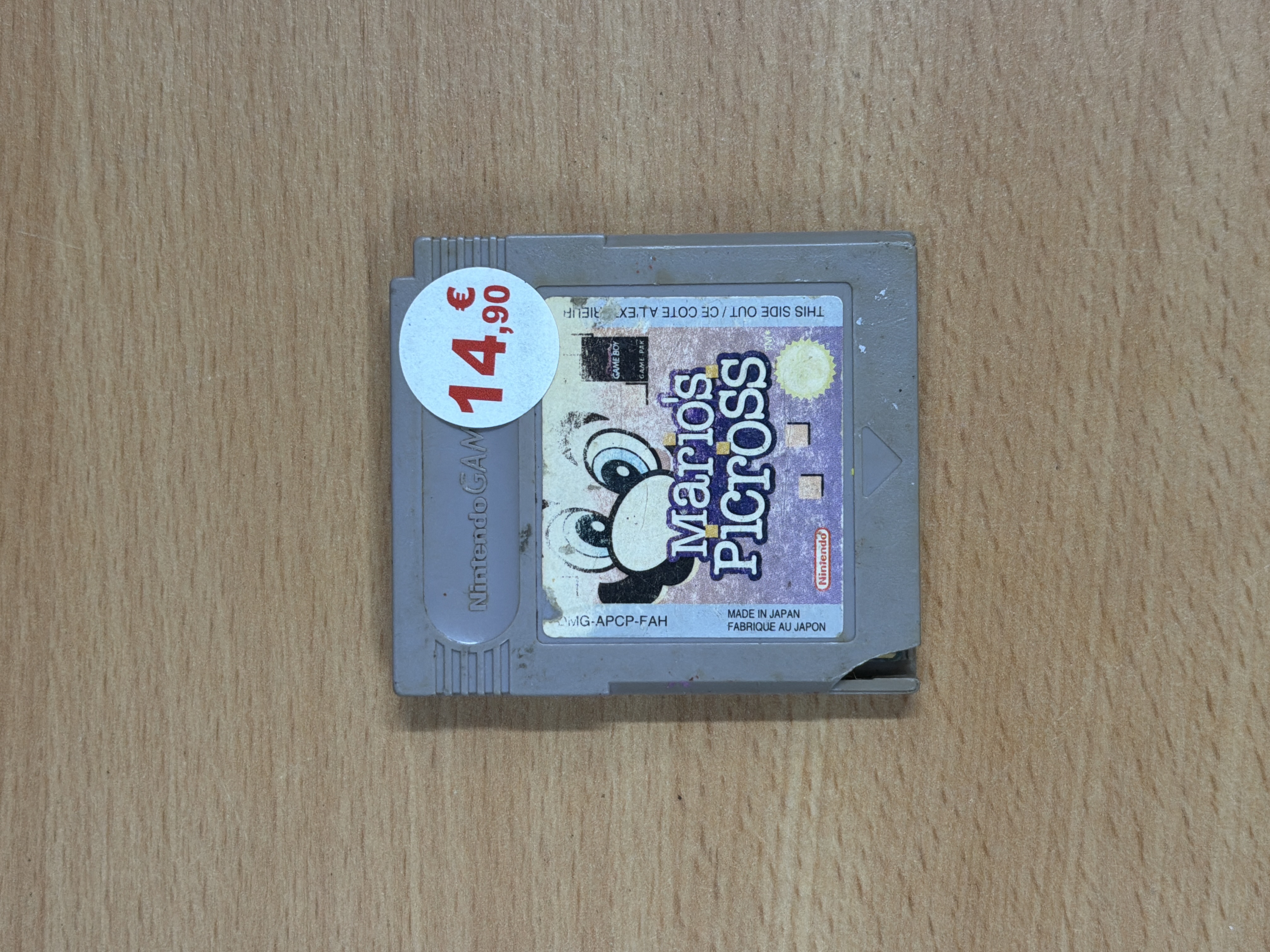 Mario's Picross Nintendo Game Boy sans boîte