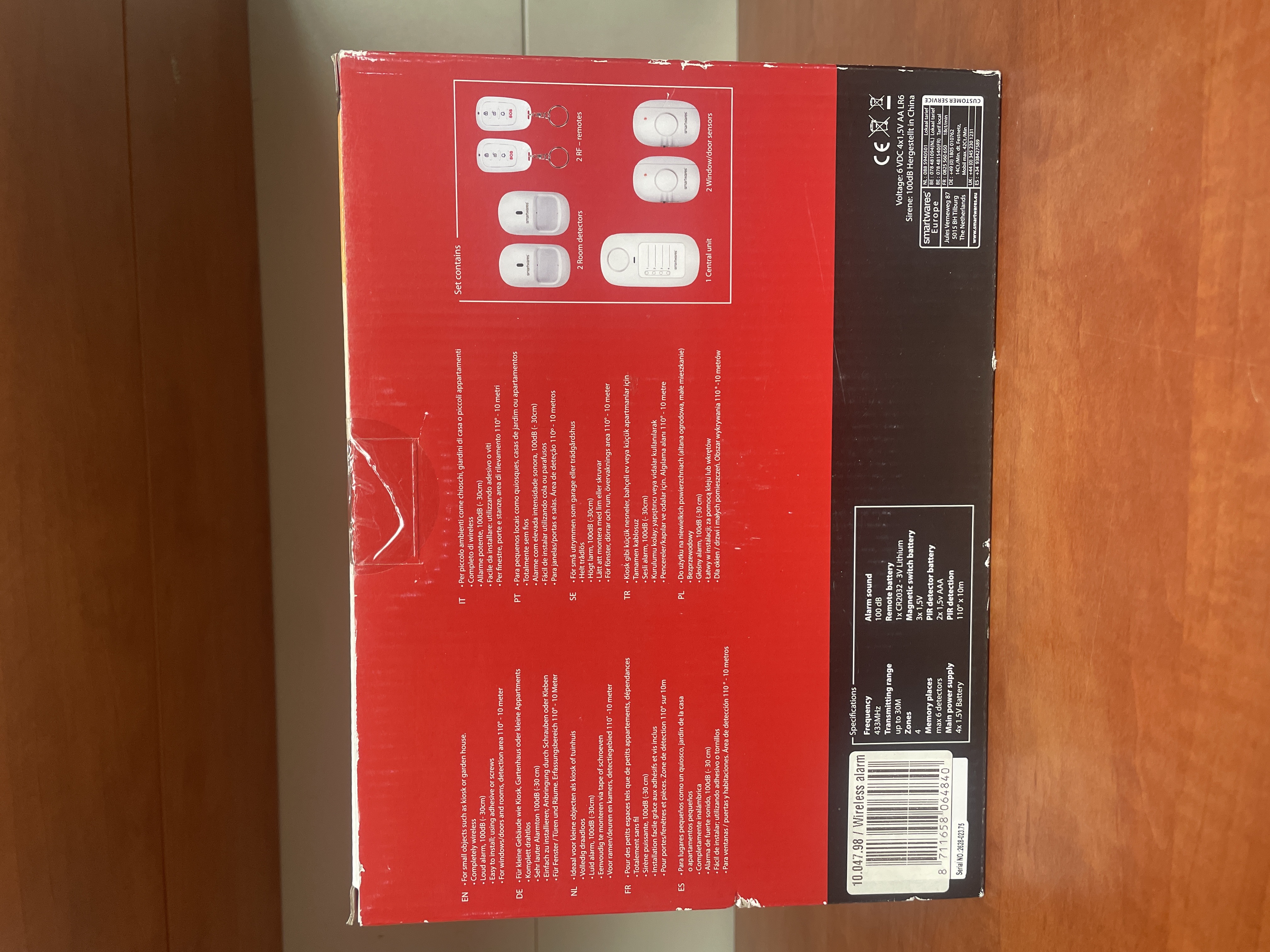 Kit d’alarme sans fil Smartwares SC50-6FR 10.047.98 — photo 2