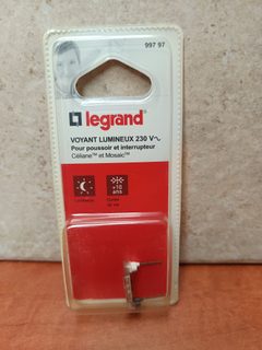 Legrand Voyant lumineux 230 V~ pour poussoir et interrupteur Céliane et Mosaic