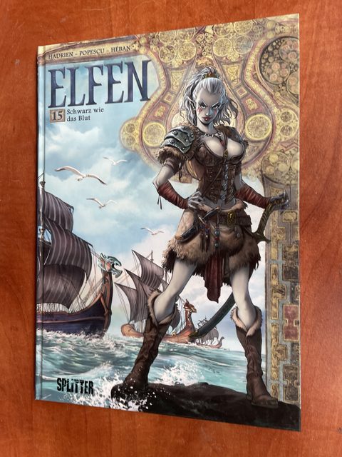 Elfen Band 15 Schwarz wie das Blut BD reliée allemande
