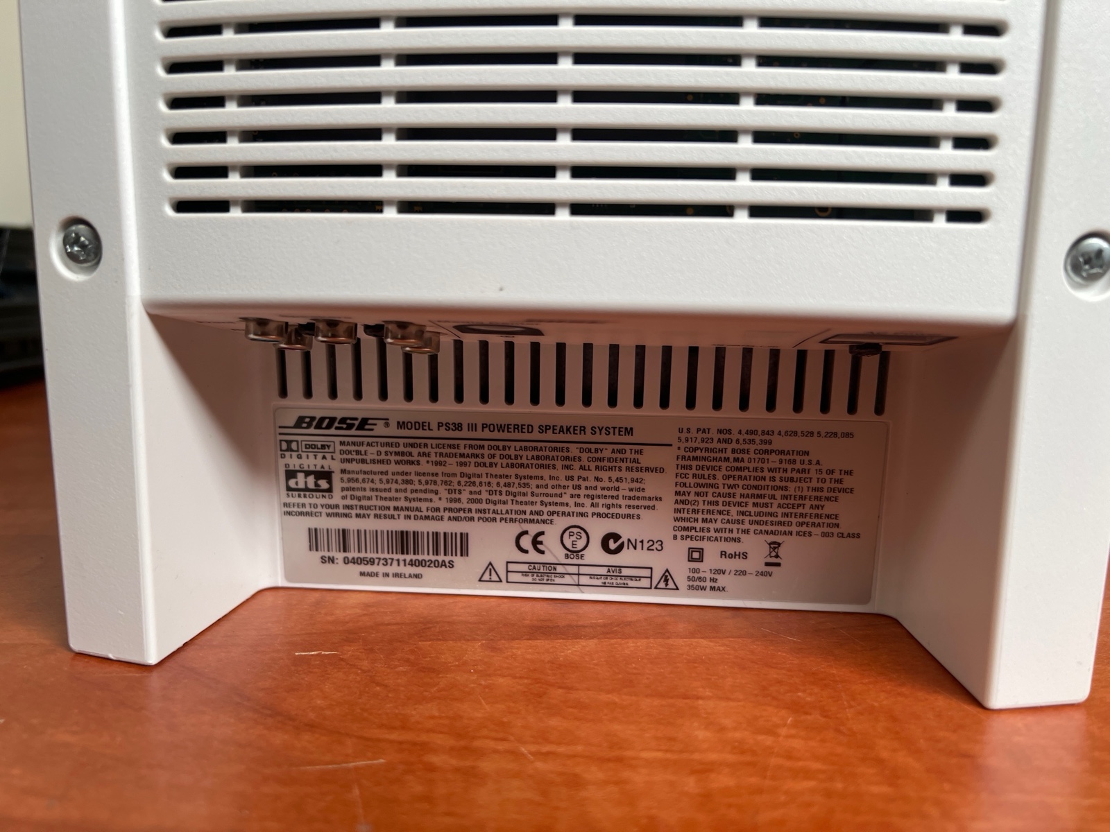 Bose PS38 III Powered Speaker System — photo 3