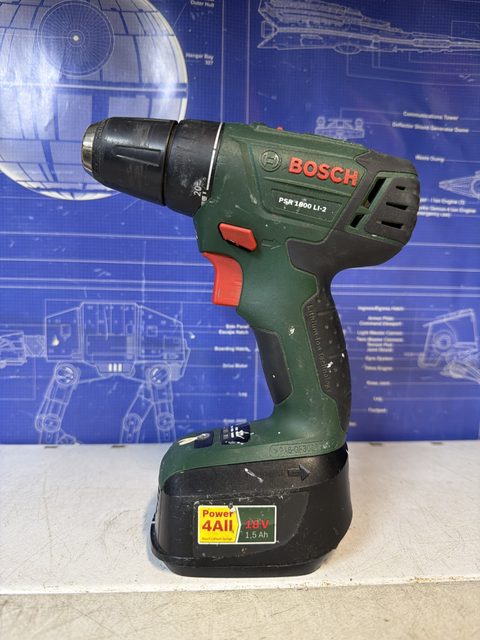 Perceuse-visseuse sans fil Bosch PSR 1800 LI-2 18 V avec batterie et chargeur