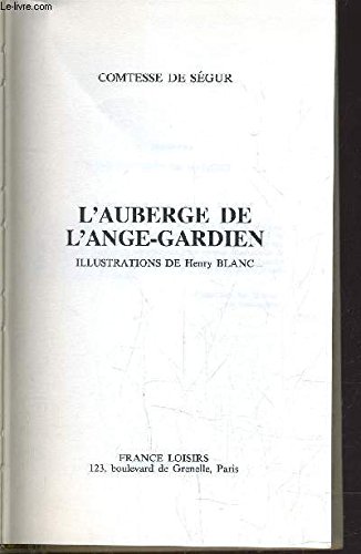 L'auberge De L'ange Gardien