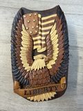 Boîte casse-tête en bois Liberty à aigle — photo 2