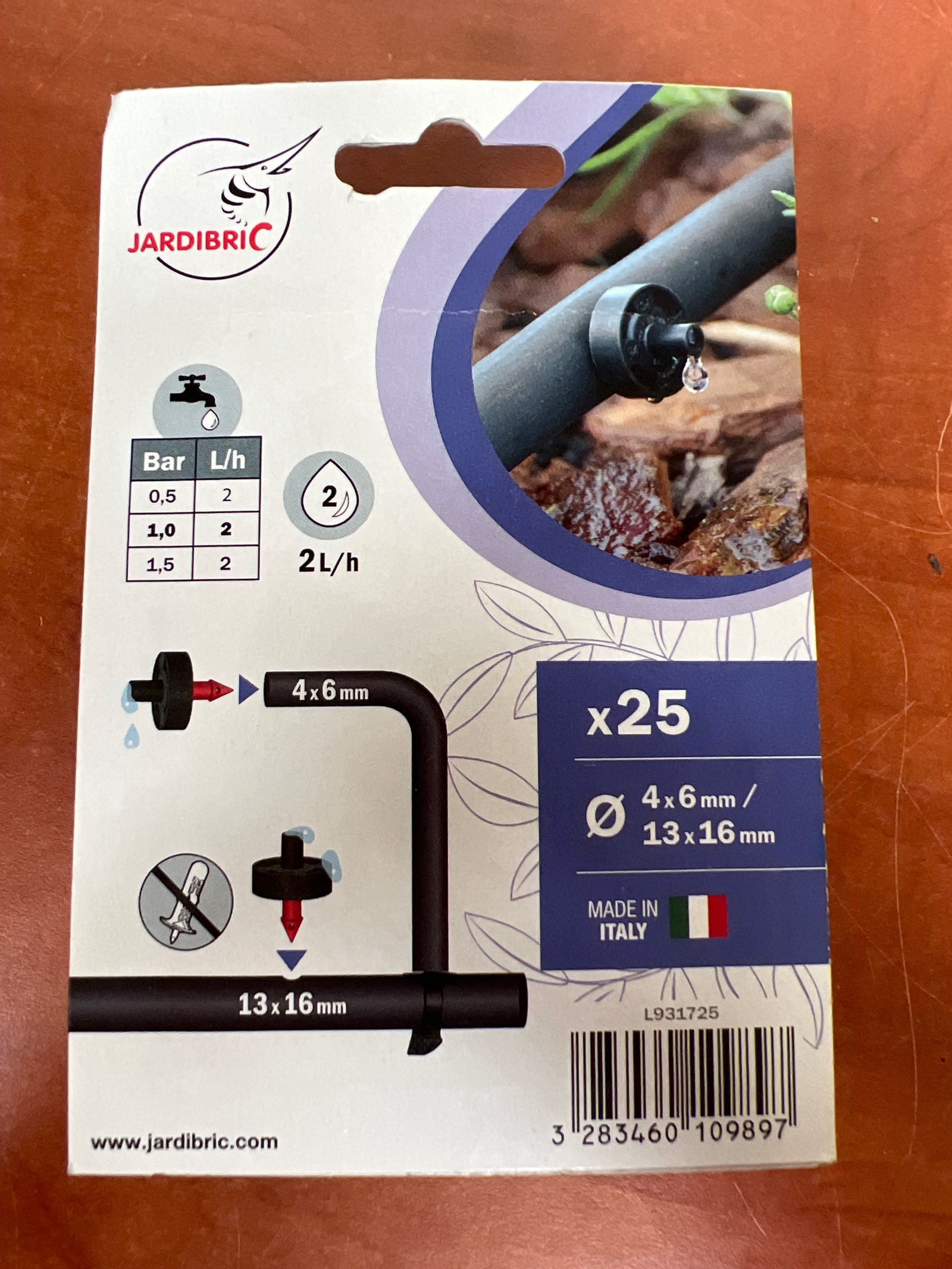 Goutteurs JARDIBRIC pour micro‑irrigation — photo 2