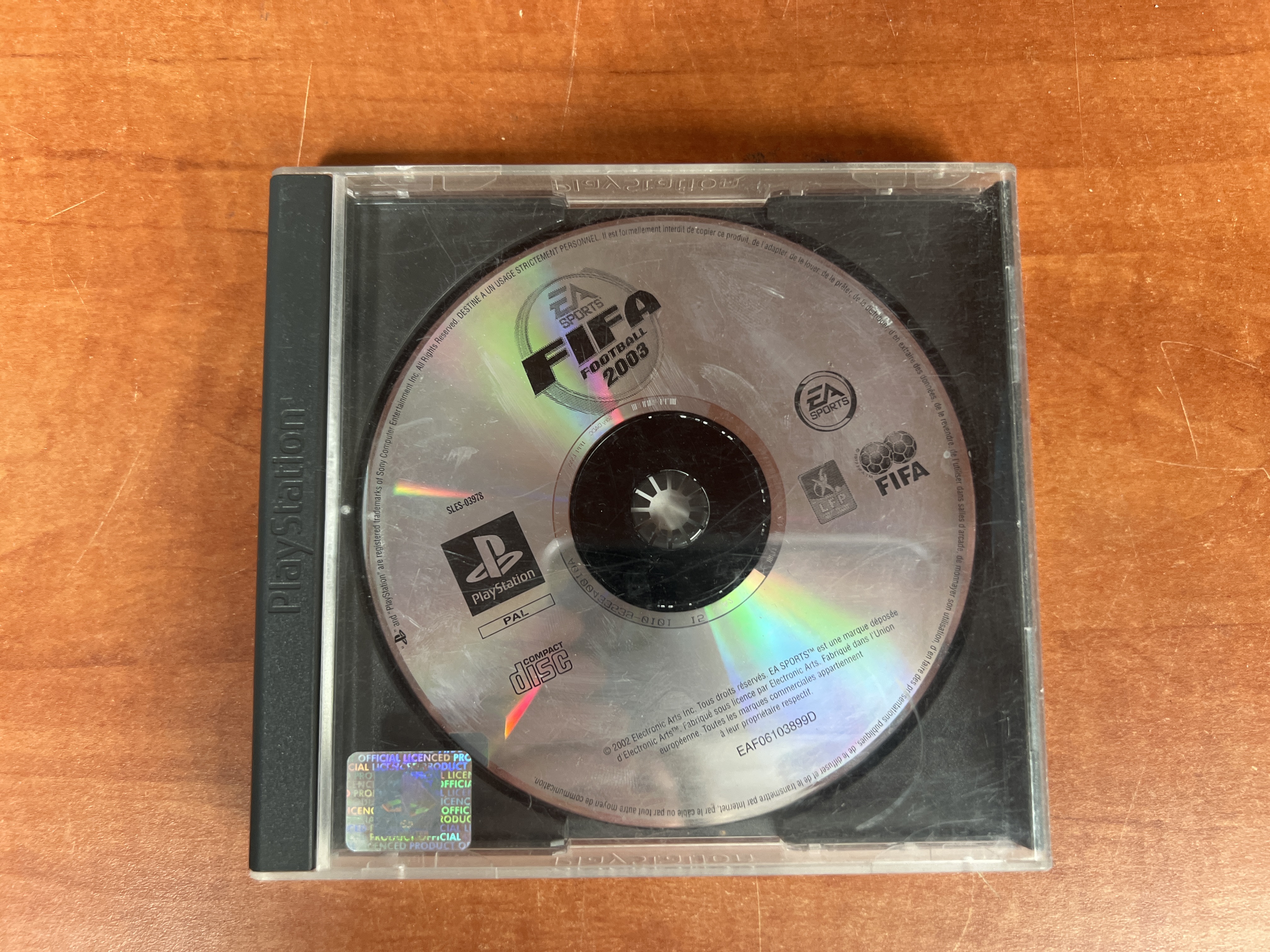 FIFA Football 2003 sur PlayStation PS1