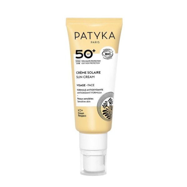 PATYKA Crème Solaire Visage SPF50+ Bio 40 ml