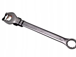 Clé mixte plate en chrome vanadium DEXTER, ouverture 32 mm