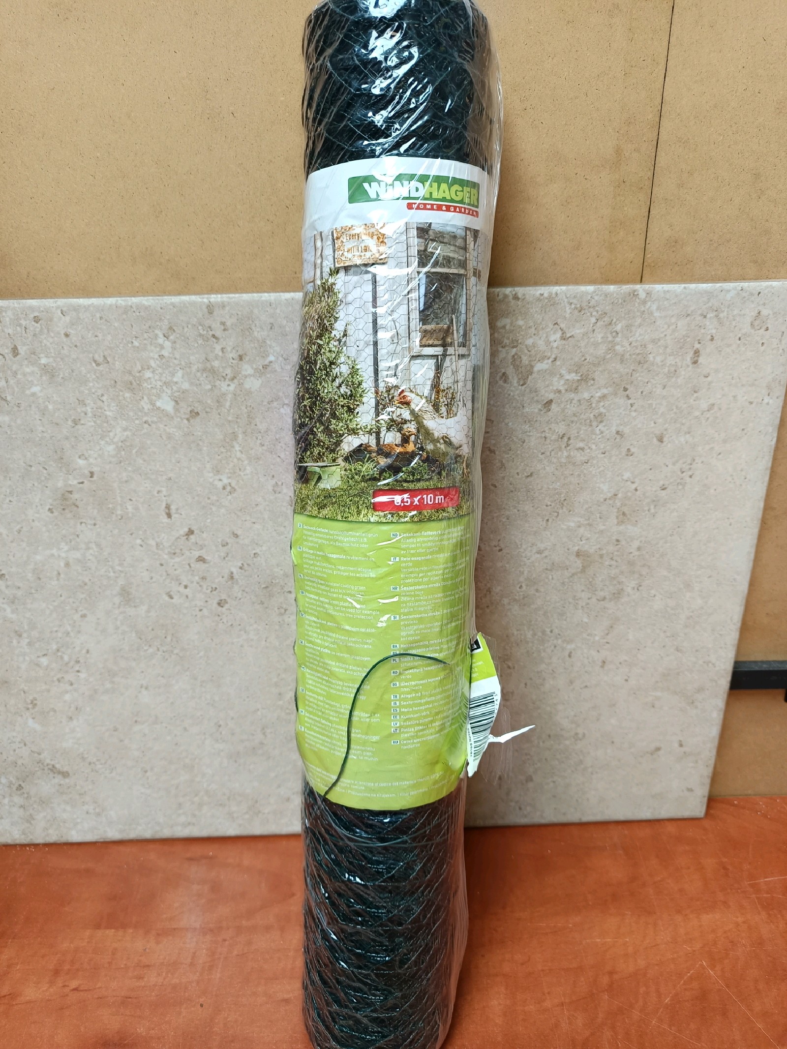 Windhager - Grillage vert 0,5 x 10 m (rouleau)
