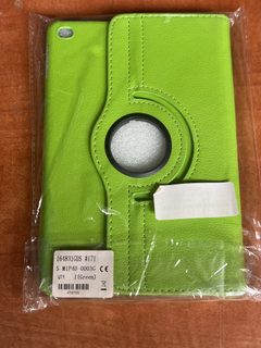 Housse iPad Mini Apple verte avec support rotatif