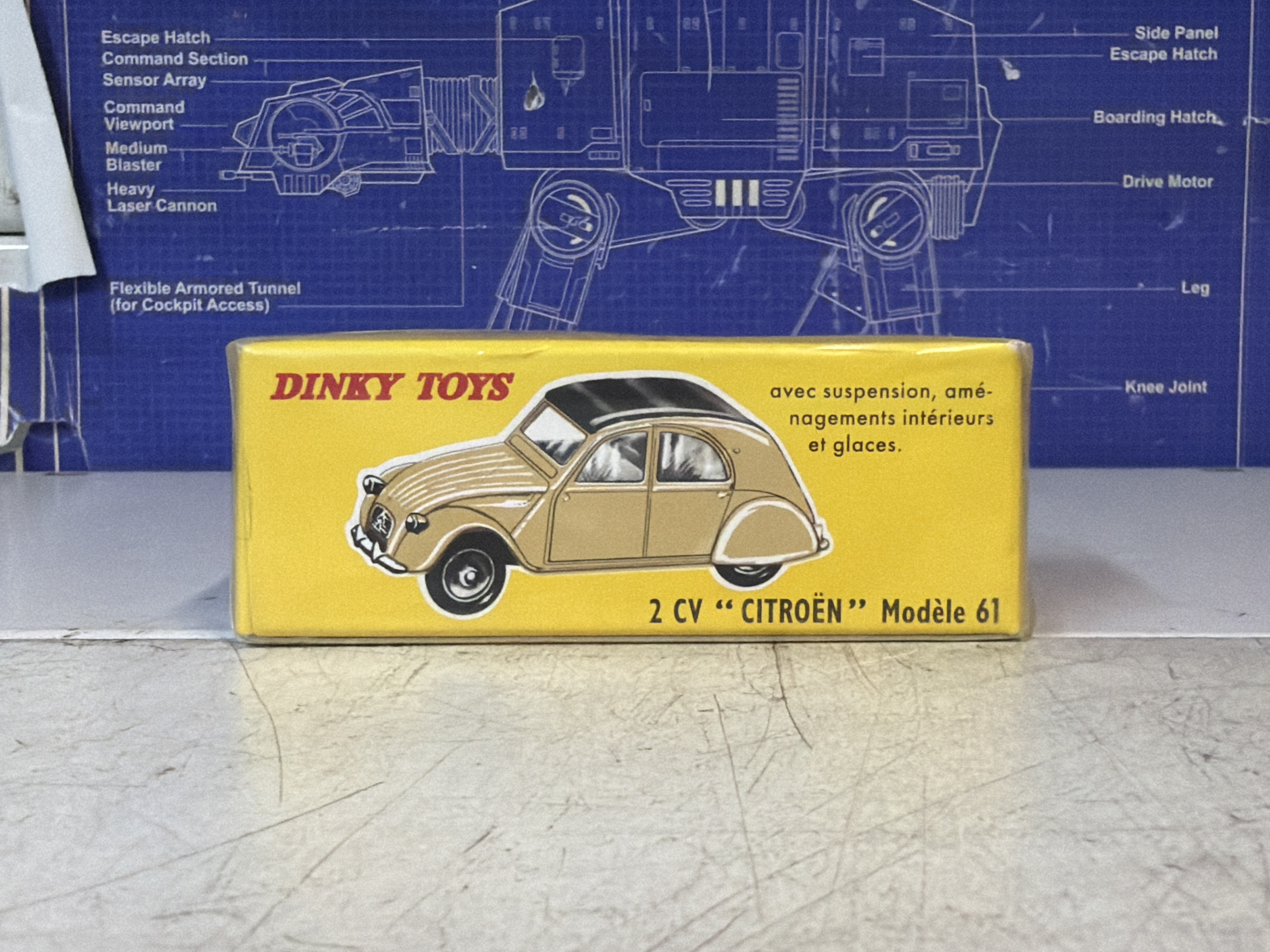 Dinky Toys 2 CV Citroën Modèle 61