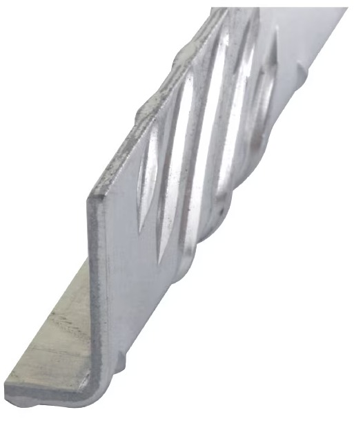 Cornière inégale damier alu brut CQFD 30x50 mm 2 m