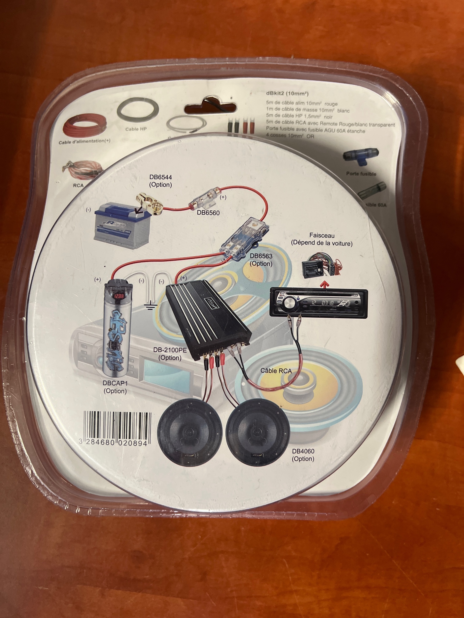 dBsonic dBkit2 (10mm²) kit de câblage — photo 2