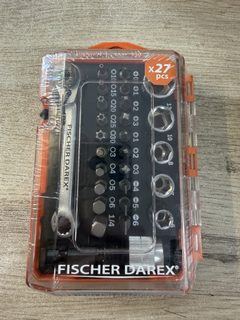 Coffret de serrage Fischer Darex mini clé à cliquet 1/4" 26 pièces