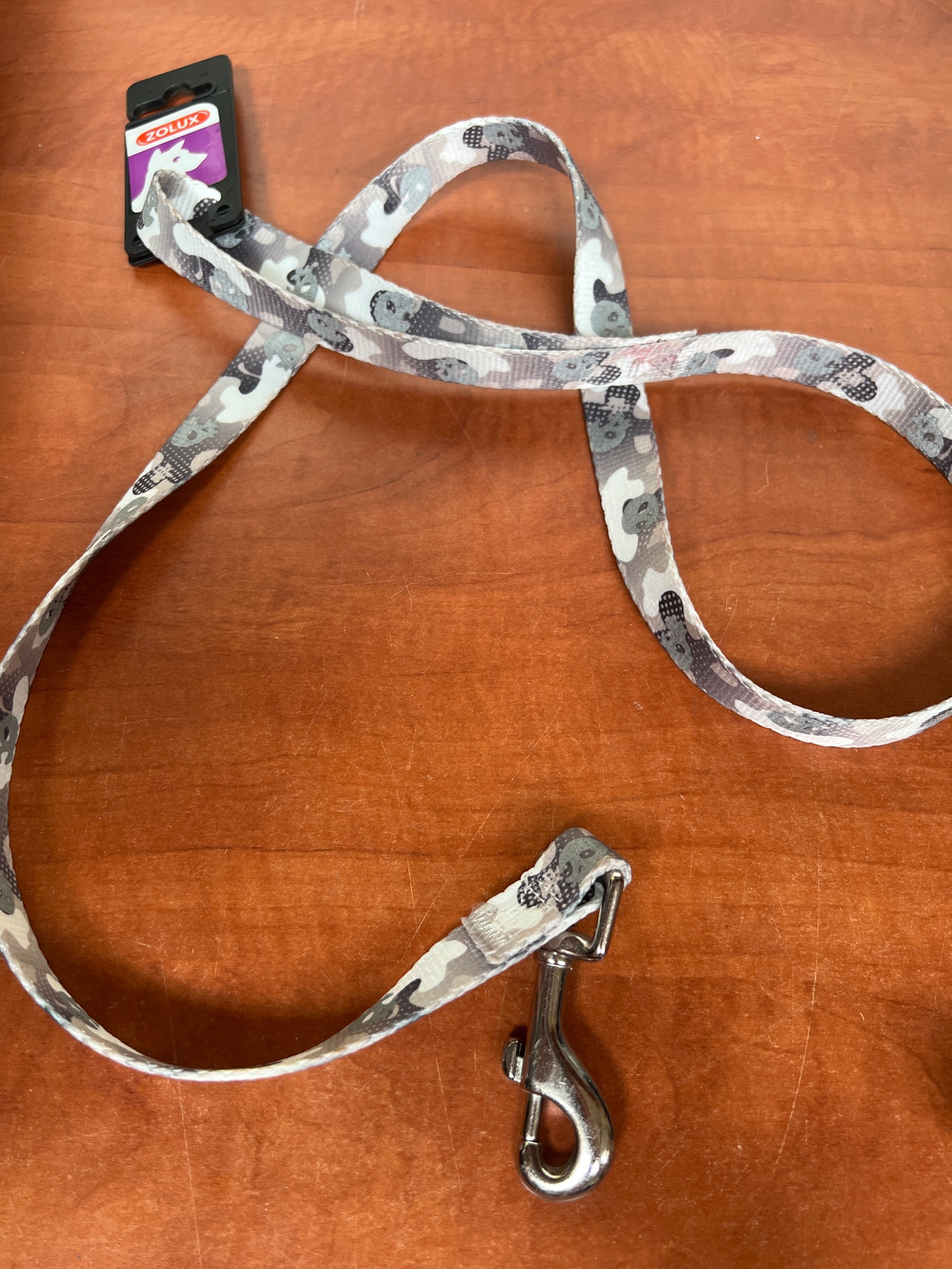 Zolux Laisse Camo grise 20 mm x 120 cm