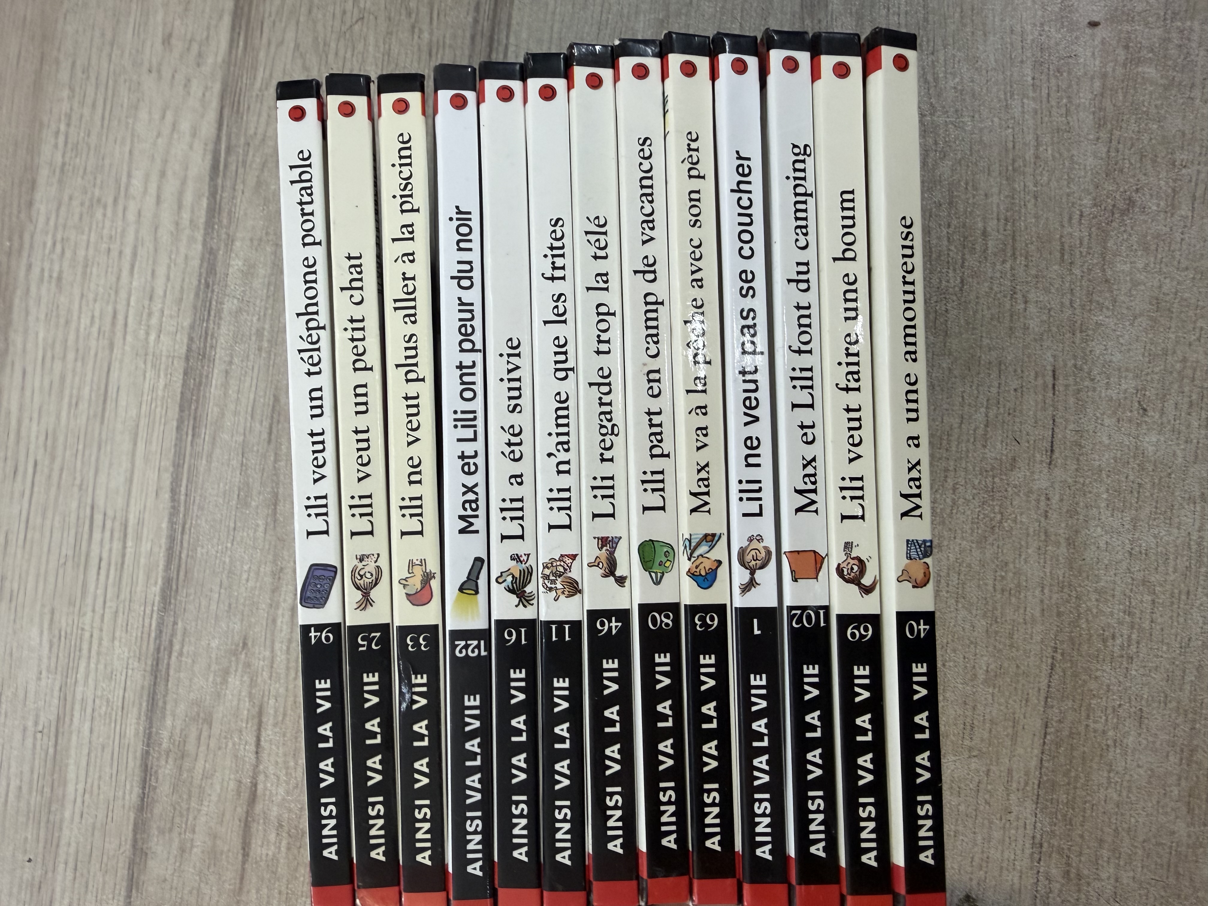 Collection de livres Max et Lili - Ainsi va la vie