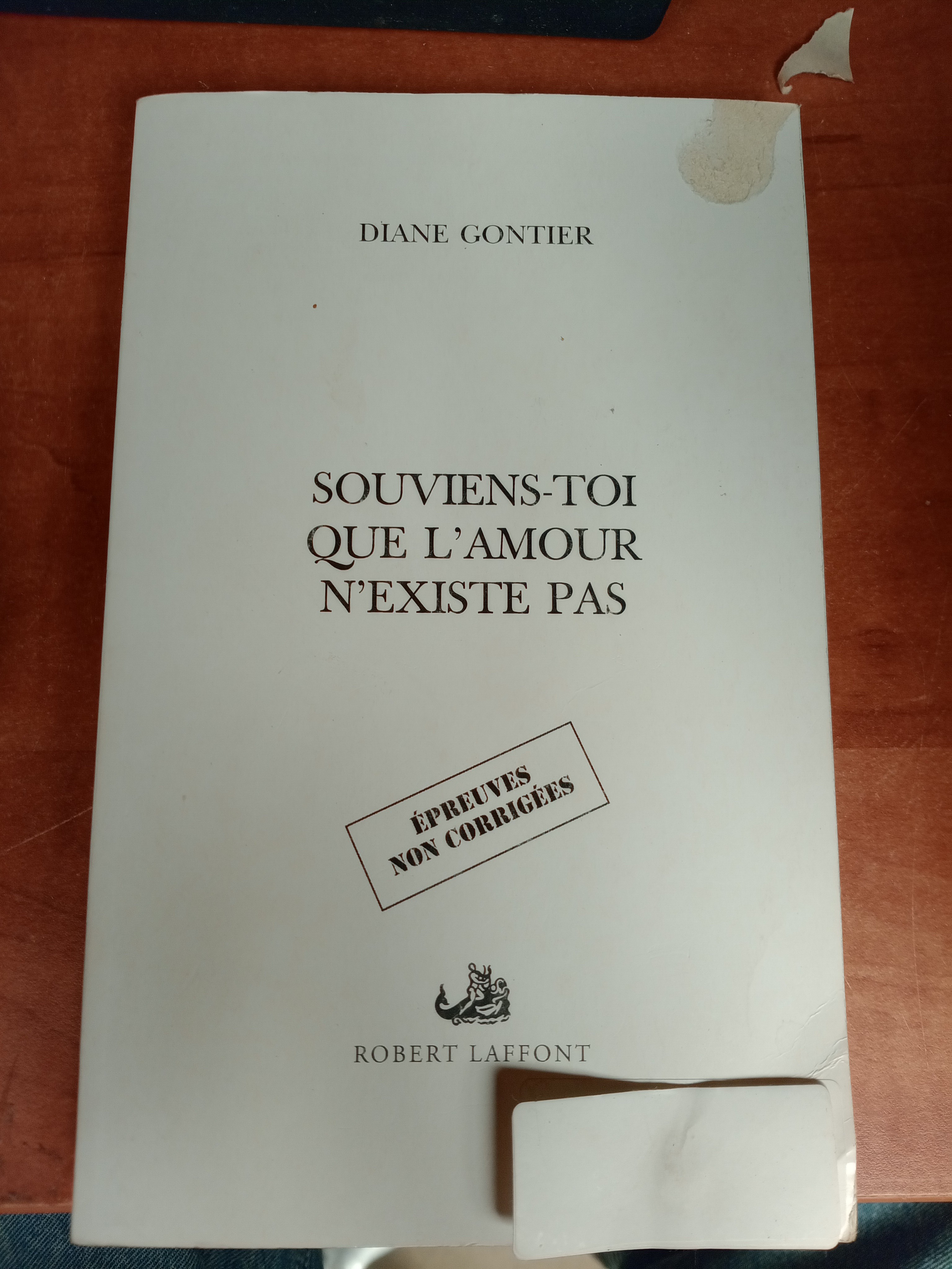 Souviens-toi que l’amour n’existe pas - Diane Gontier