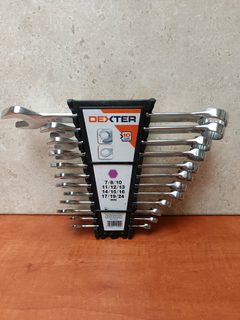 Jeu de 12 clés mixtes - 7 à 24mm - acier chrome vanadium