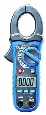 Pince multimètre compact CA 400A 4000pts T° (TT361)