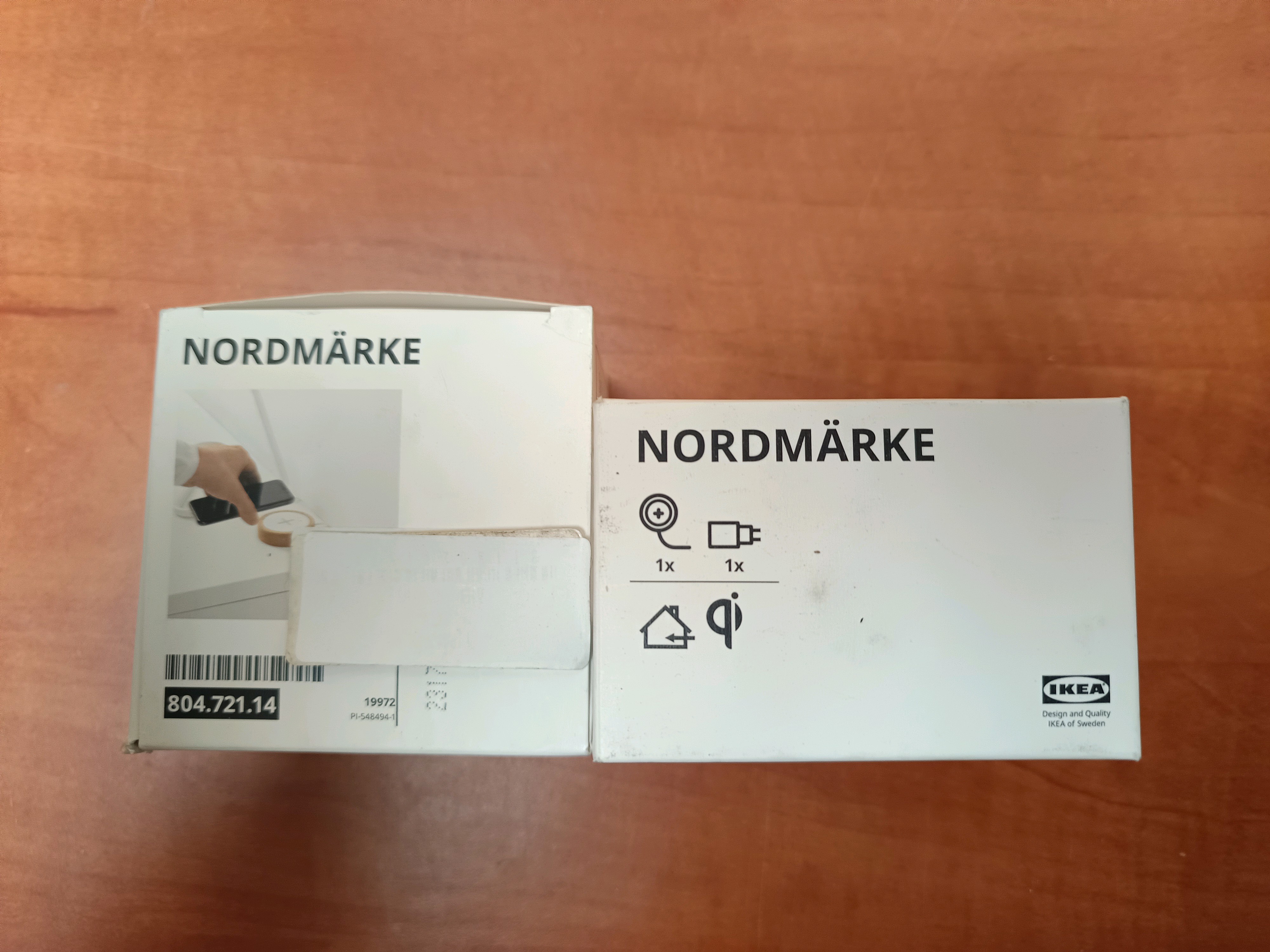 IKEA NORDMÄRKE chargeur sans fil Qi à encastrer