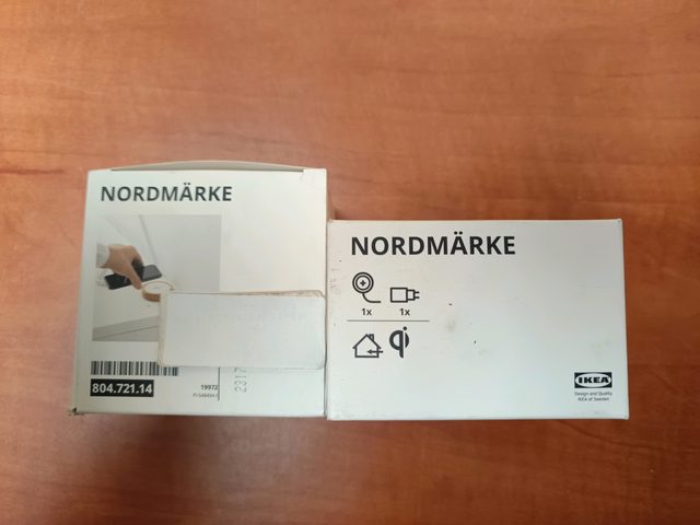 IKEA NORDMÄRKE chargeur sans fil Qi à encastrer