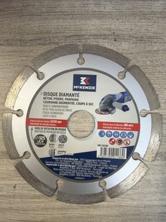 Disque diamant segmenté McKenzie 125 mm alésage 22,2 mm