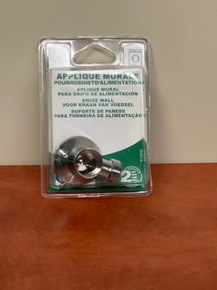 Applique murale pour robinet d’alimentation – chromée