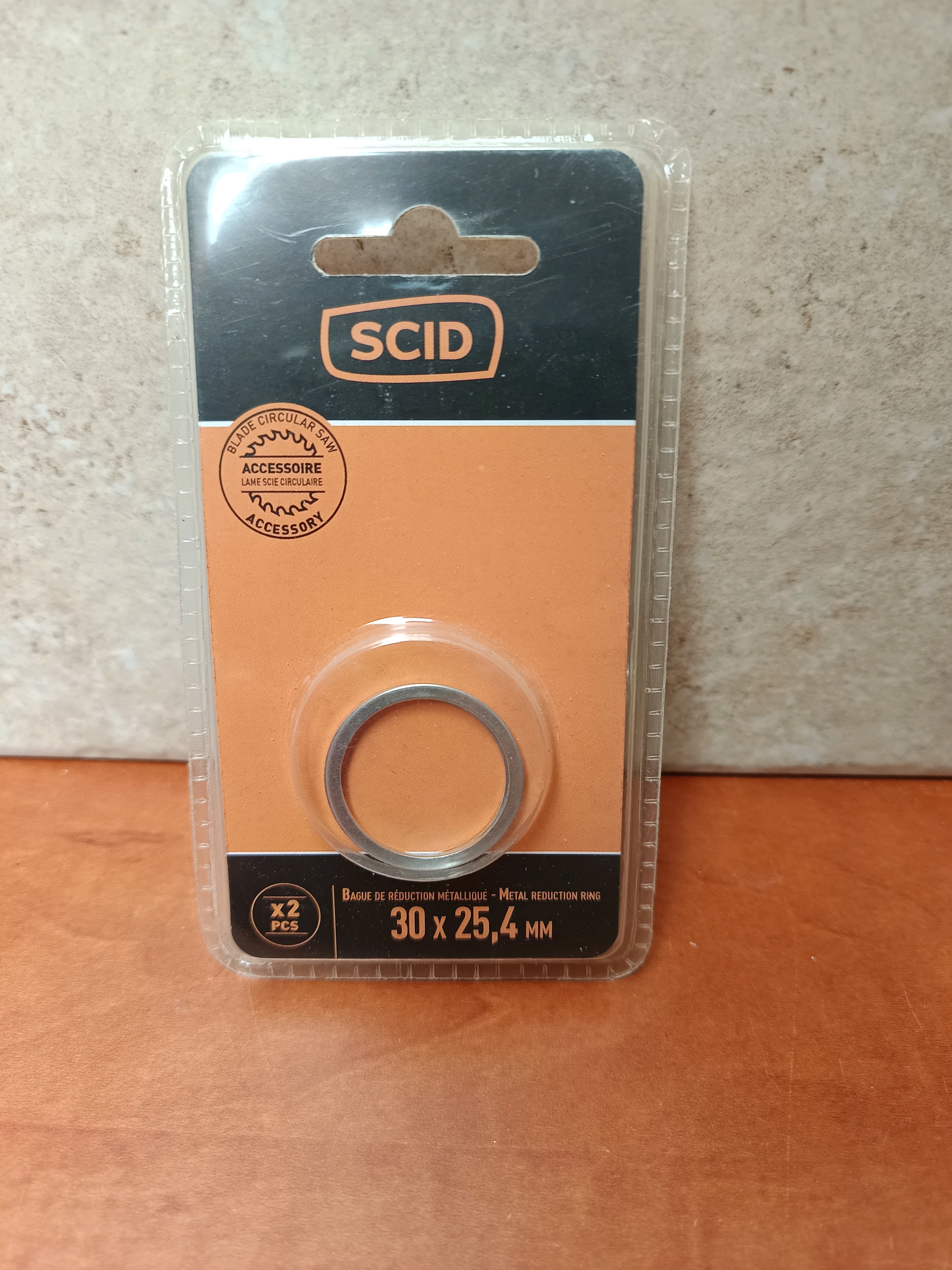 SCID bague de réduction métallique 30 x 25,4 mm
