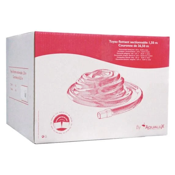 Couronne tuyau flottant EDG by Aqualux Ø38 mm 36 m sectionnable
