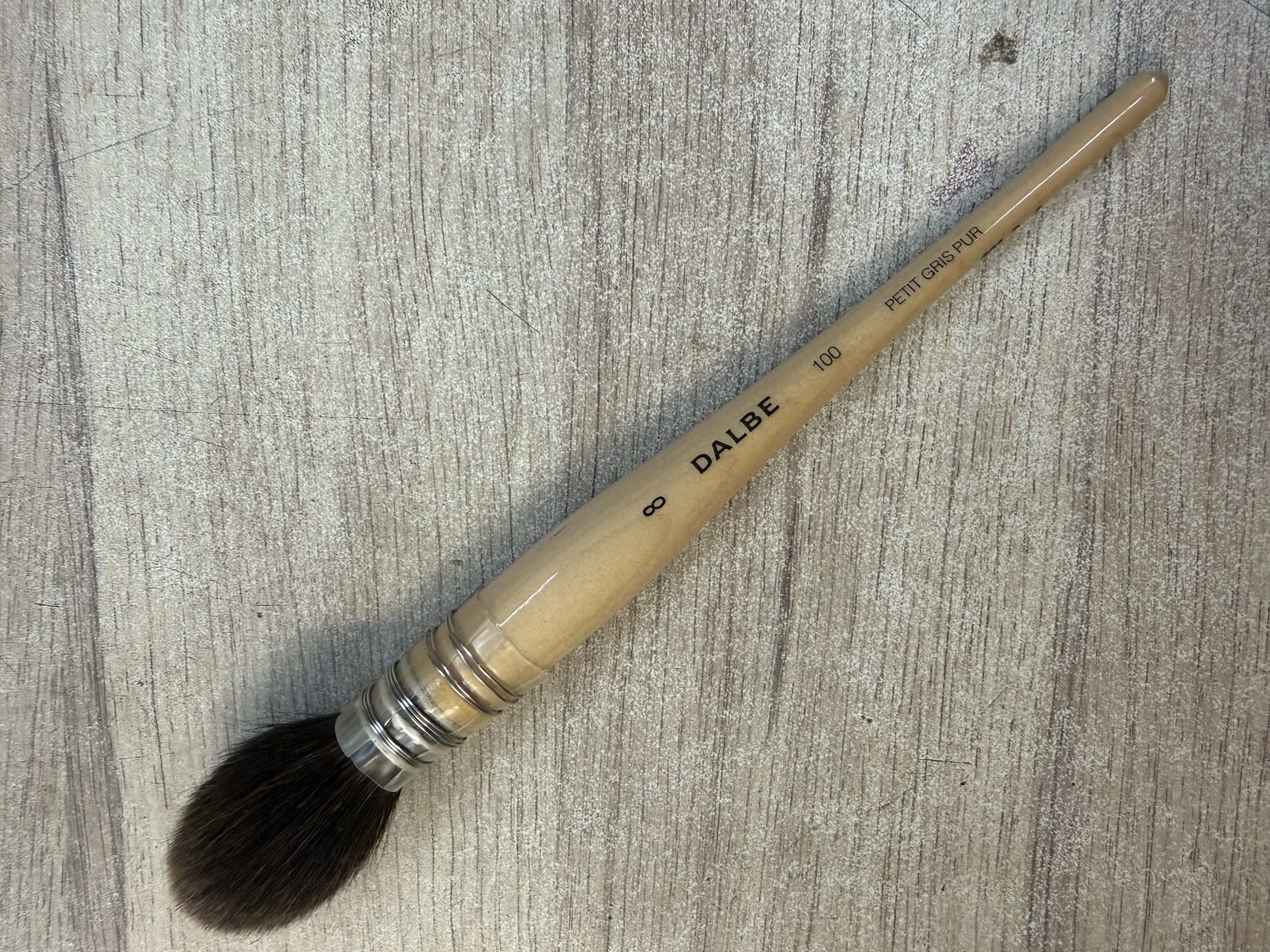 Pinceau lavis Dalbe 100 petit gris pur n°8