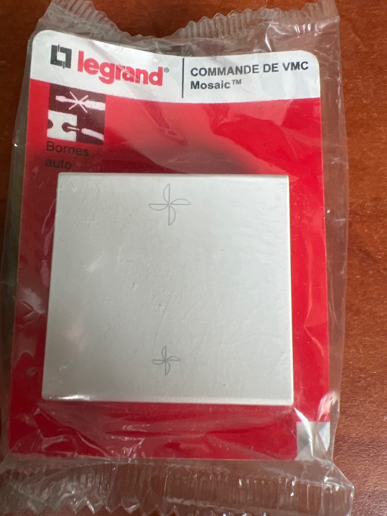 Legrand Mosaic commande de VMC