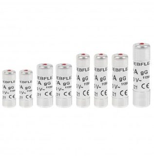 Debflex 715006 lot de 8 fusibles avec voyant 10A à 32A