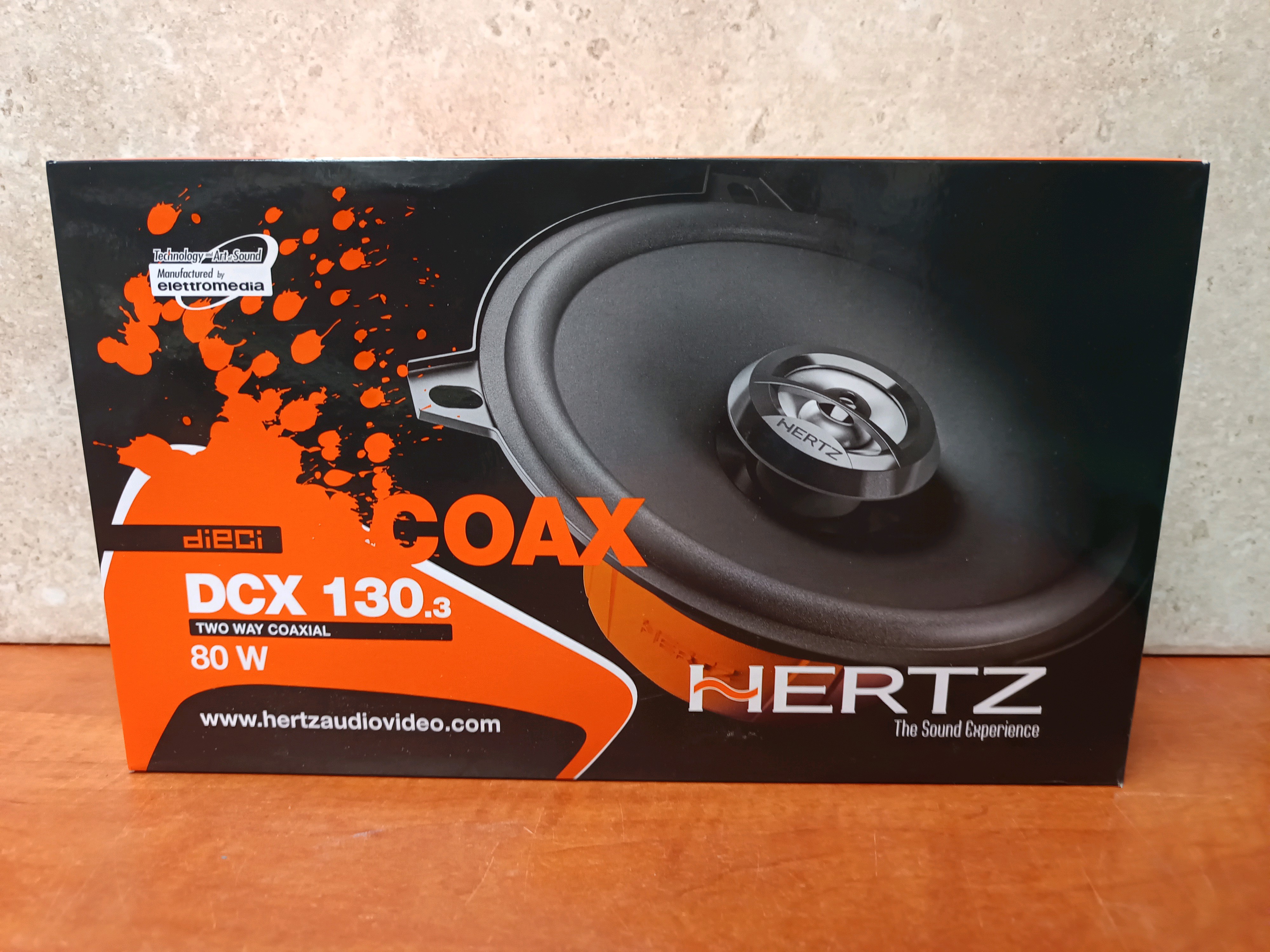 Hertz Dieci DCX 130.3 haut-parleur coaxial 13 cm 80 W