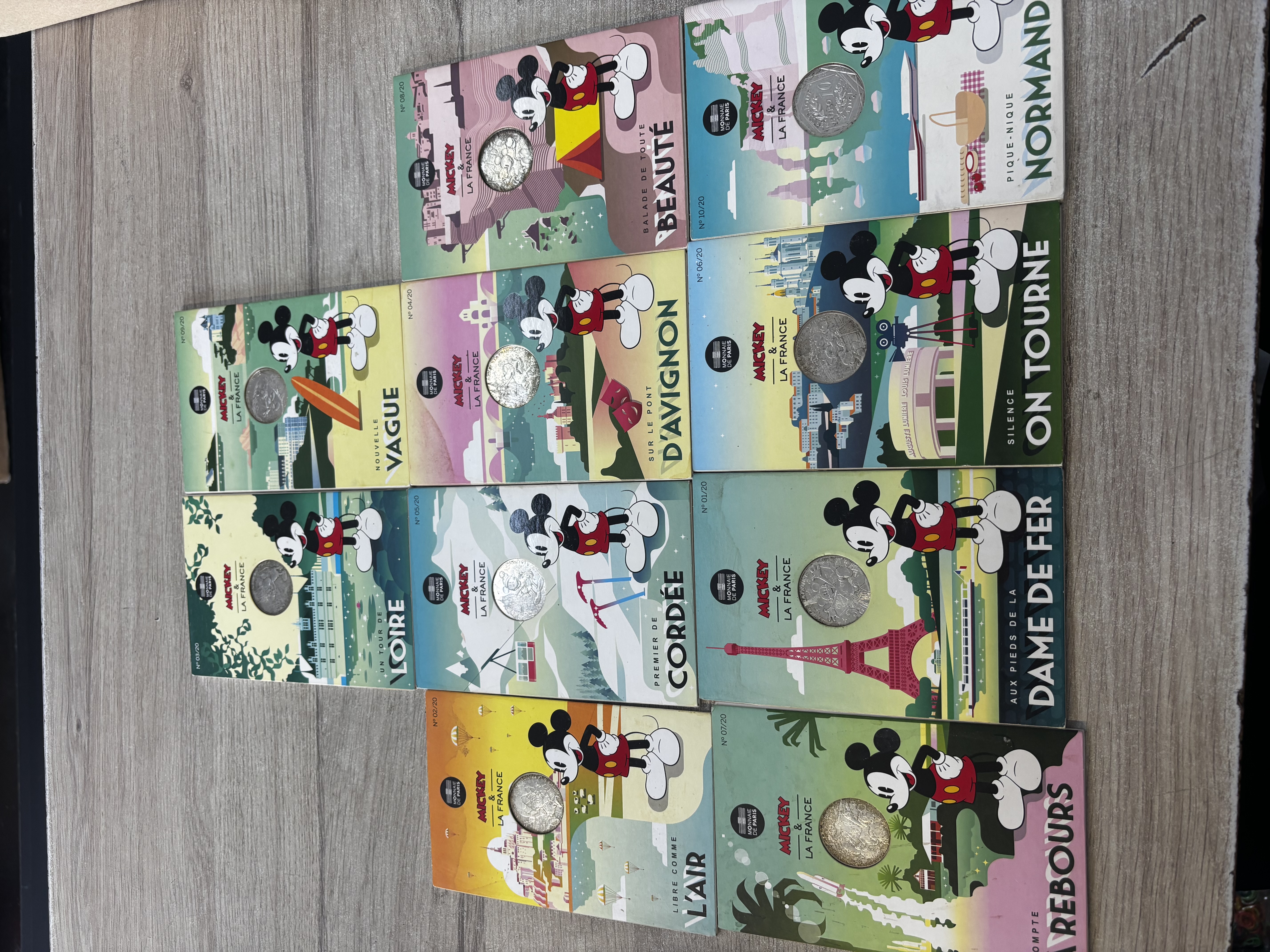 Collection Mickey & La France 2018 Monnaie de Paris