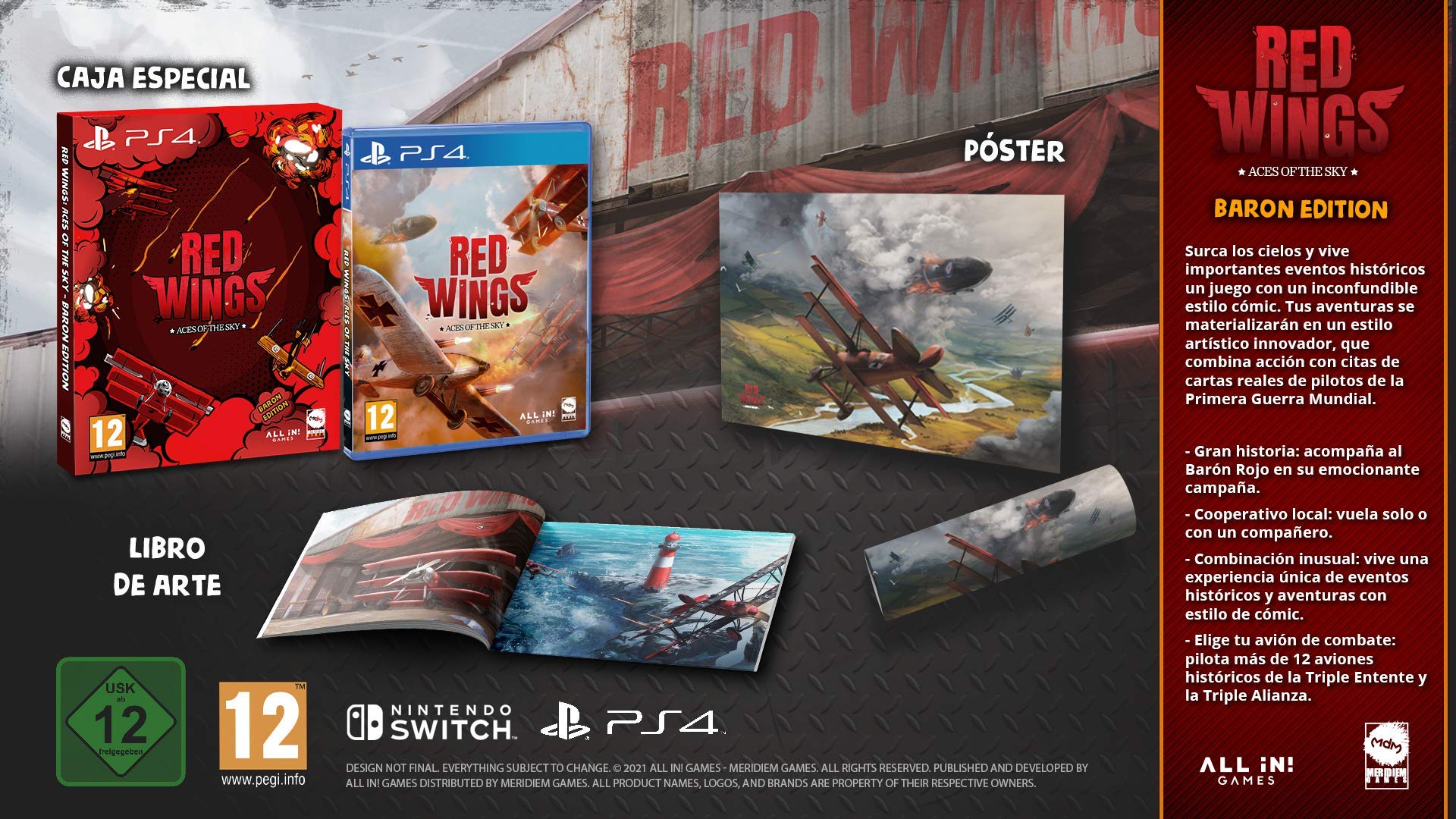 Red Wings : Aces Of The Sky : Barron Edition Ps4