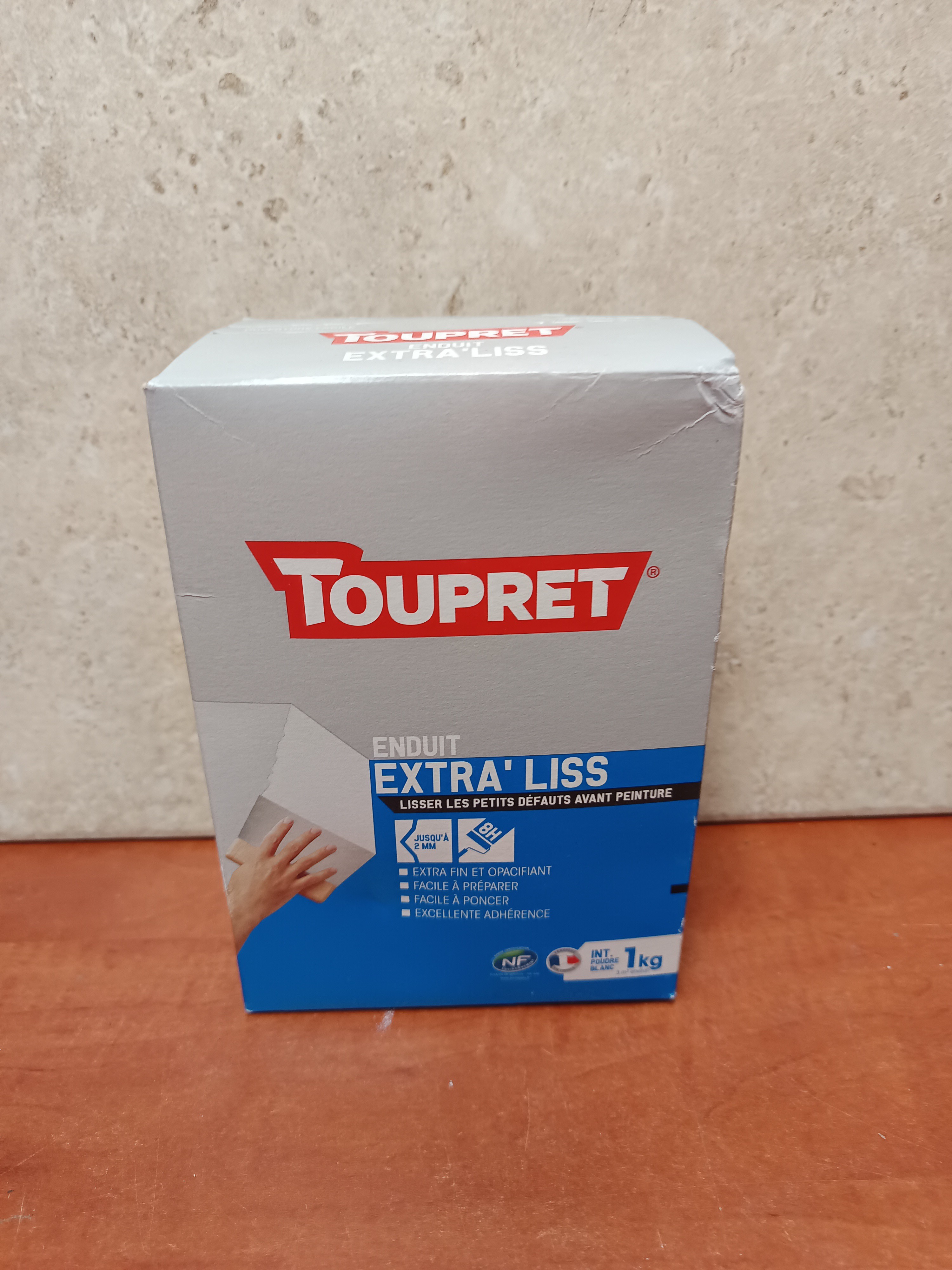 Toupret Enduit de lissage Extra'Liss en poudre 1 kg