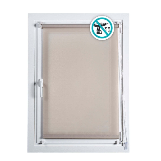 Store enrouleur Stor Planet Clip&Fix pierre 120 x 180 cm
