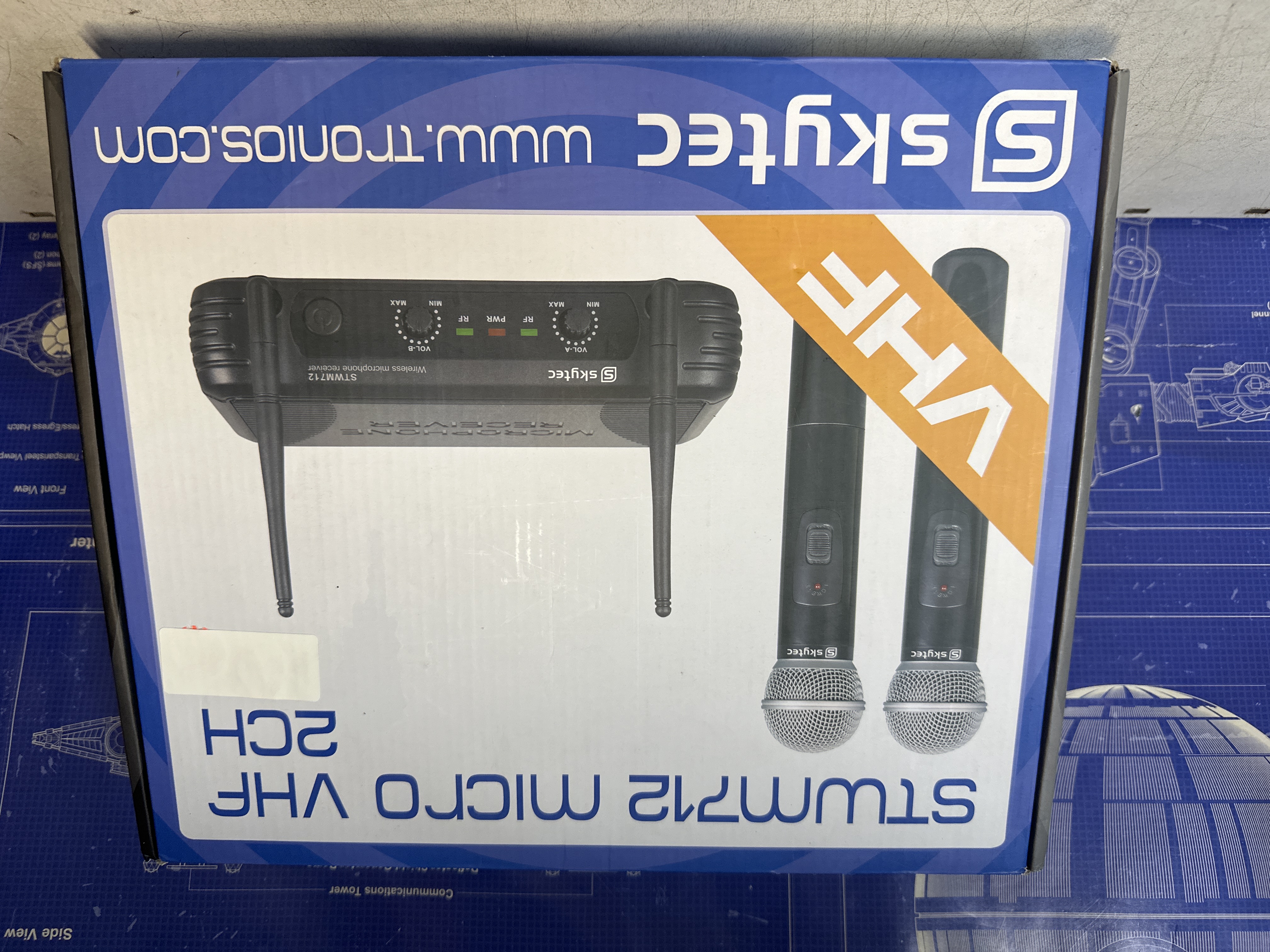 Skytec STWM712 système micro sans fil VHF 2 canaux