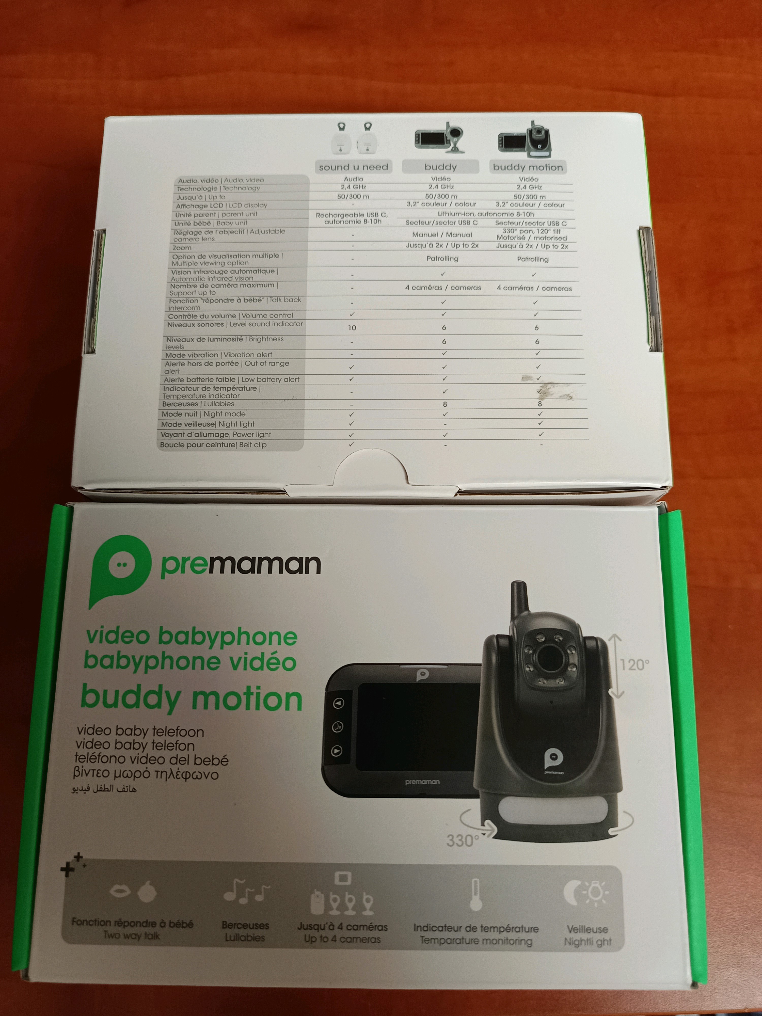 Premaman Buddy Motion - Babyphone vidéo