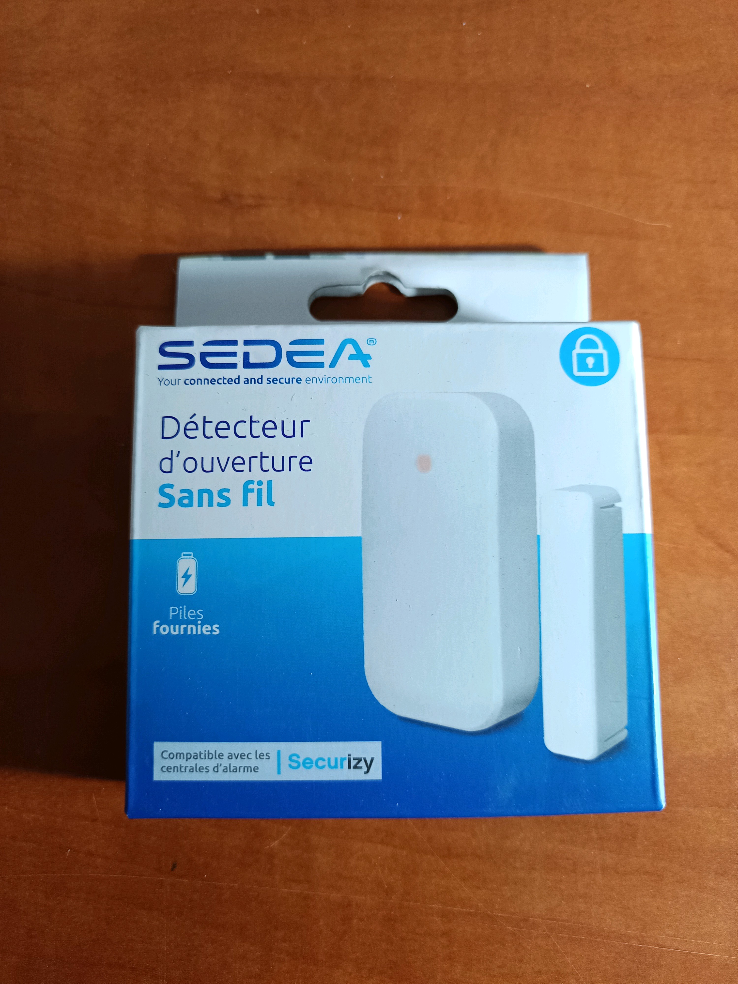 SEDEA Détecteur d’ouverture sans fil Securizy (piles fournies)