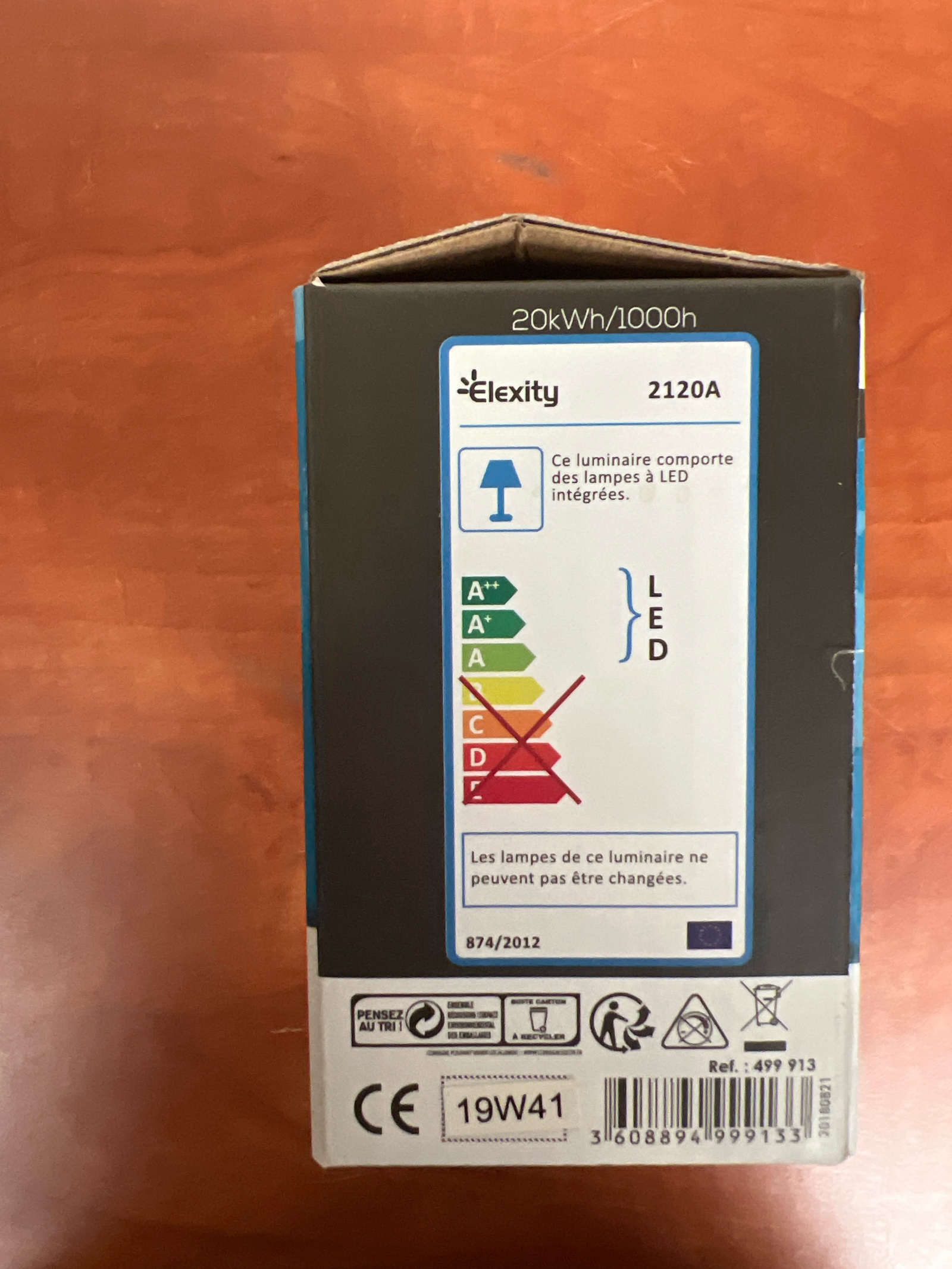 Projecteur LED Elexity 20W IP65 1600 lm 6500K — photo 2